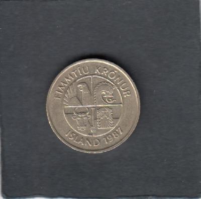 Beschrijving: 50 Kronur  CRAB